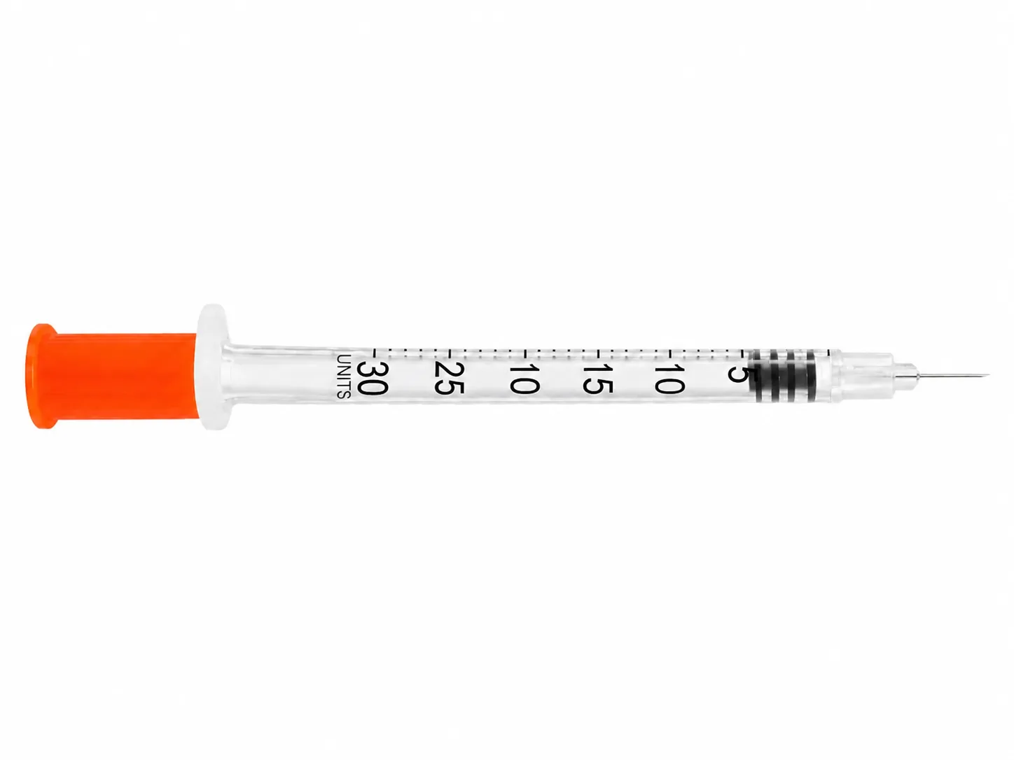 Selected 0.3 ml syringe